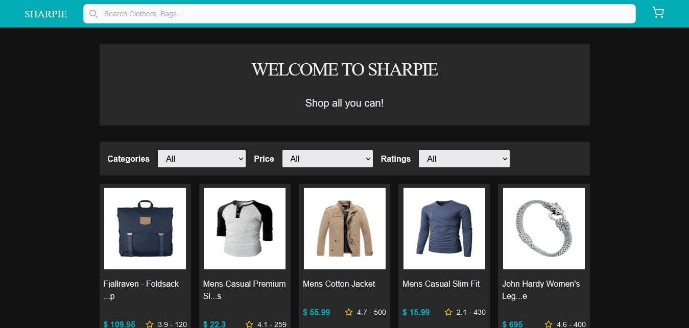 Sharpie E-commerce